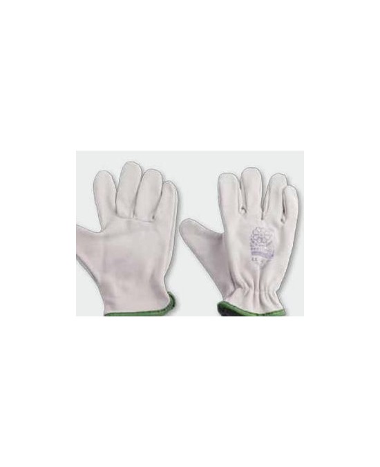 GUANTO IN PELLE FIORE DI BOVINO SUPERQUALITÀ